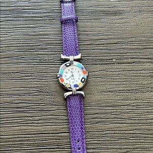 Murano glass watch